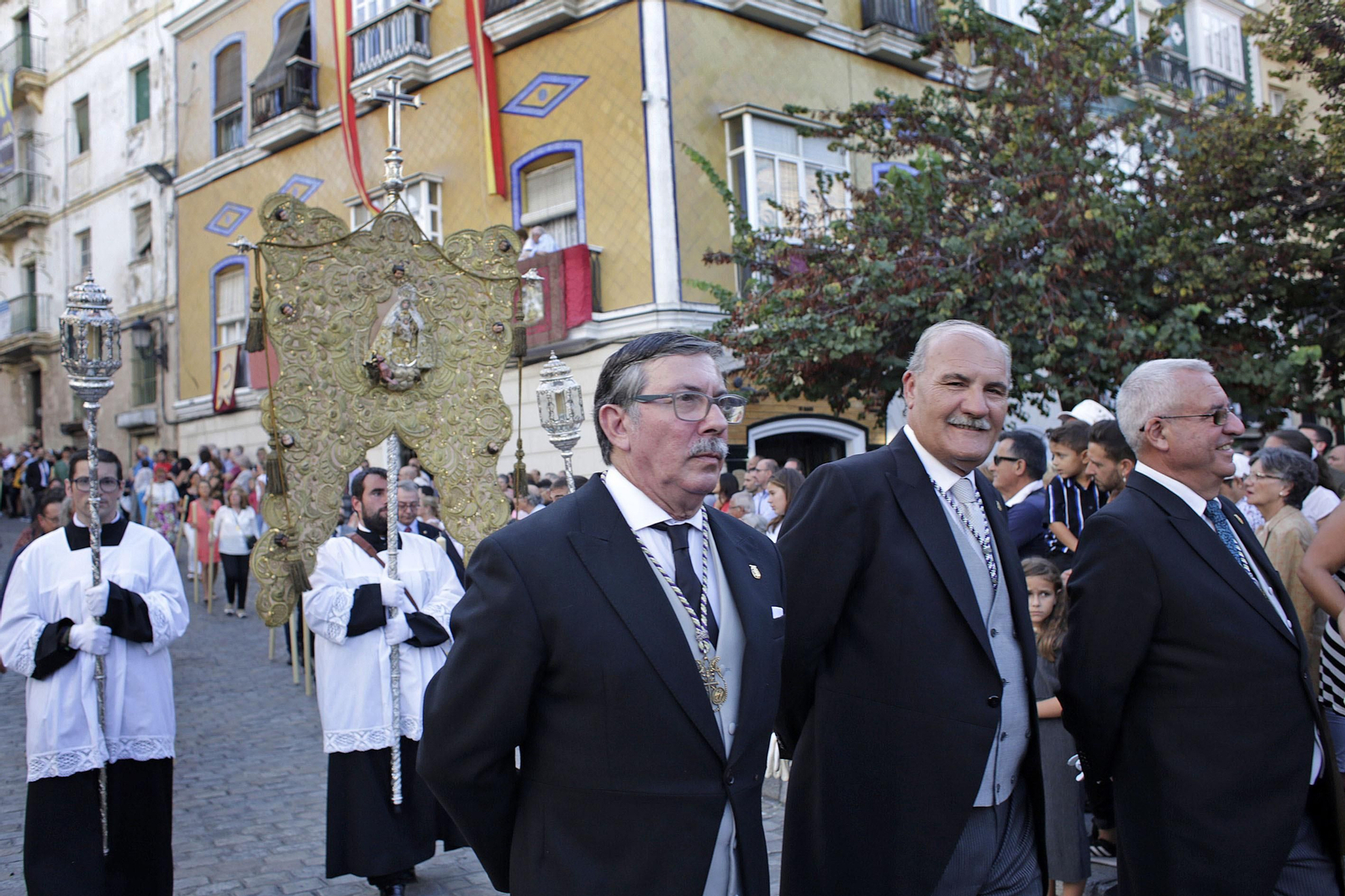Salida procesional de la patrona de Cadiz