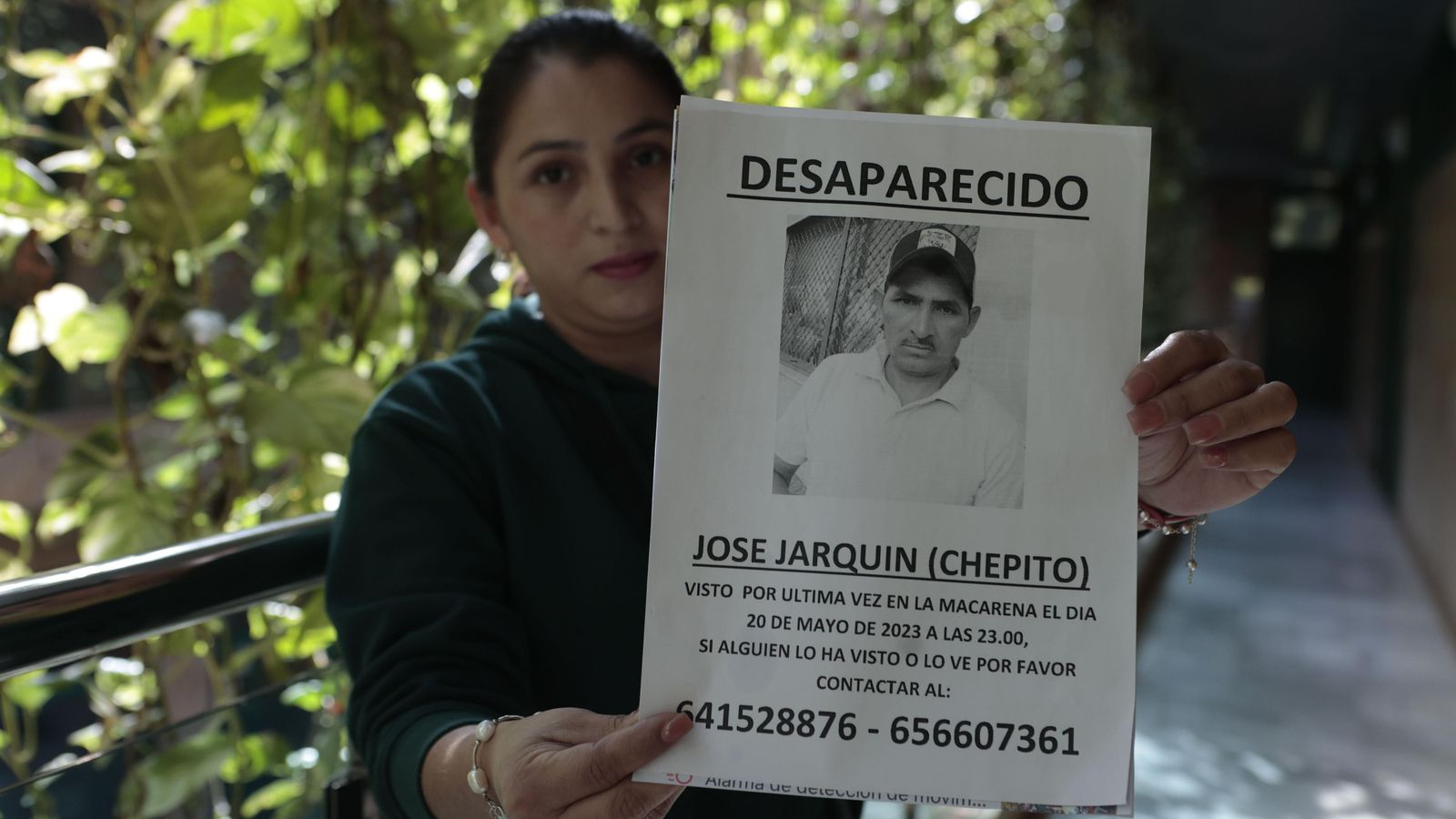 Alba Jarquín, durante un momento de la entrevista.