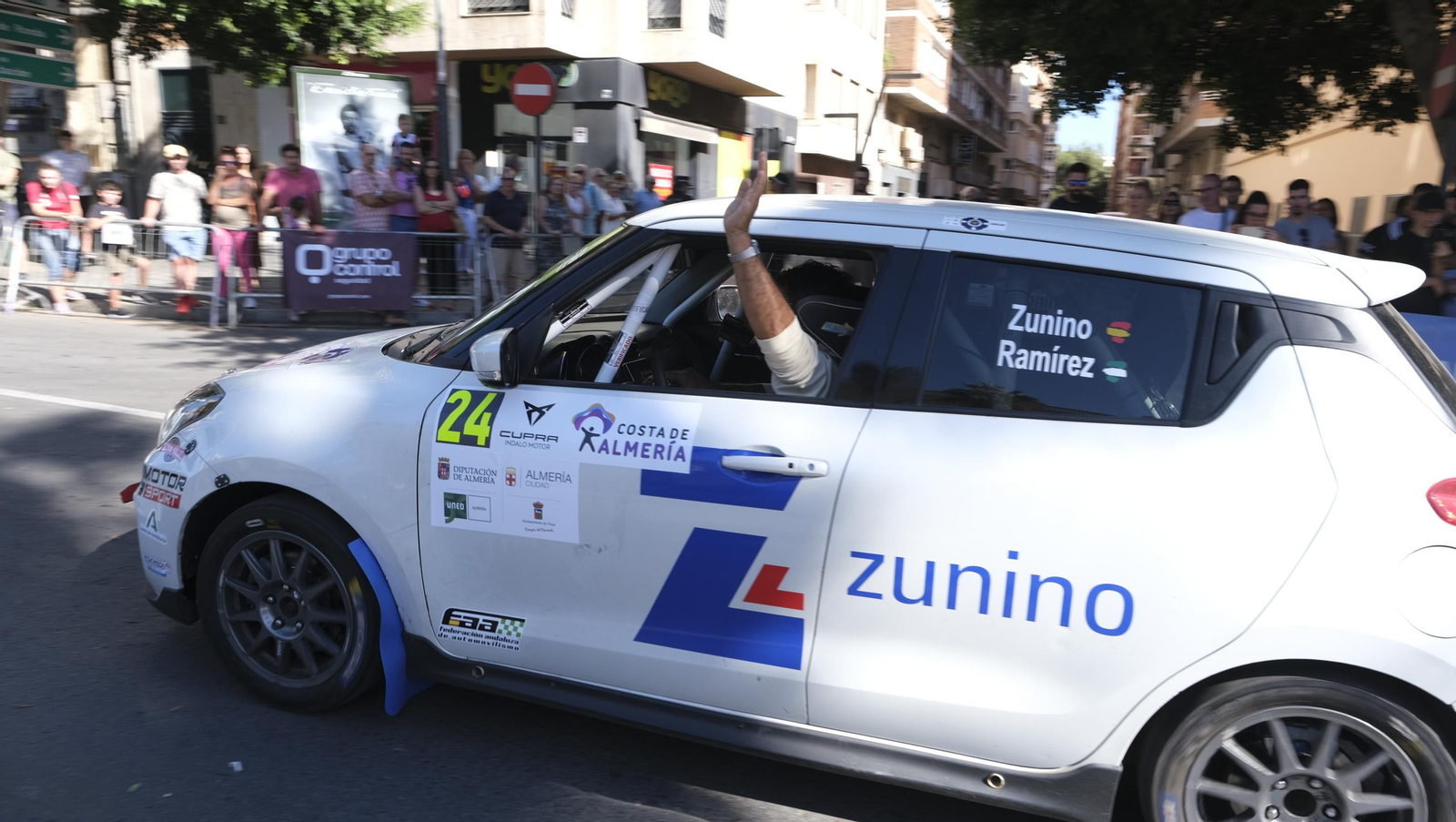 Imágenes de la salida del Rallye Costa de Almería