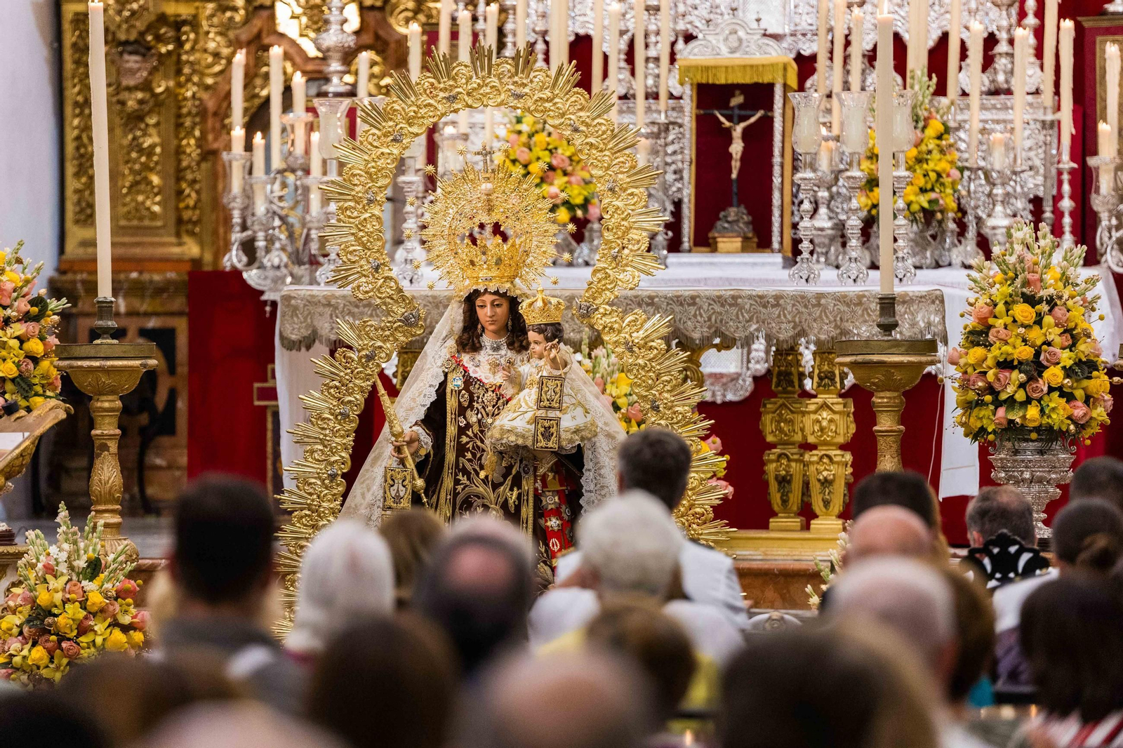 Día del Carmen en San Fernando: las imágenes del ángelus de felicitación a la Patrona