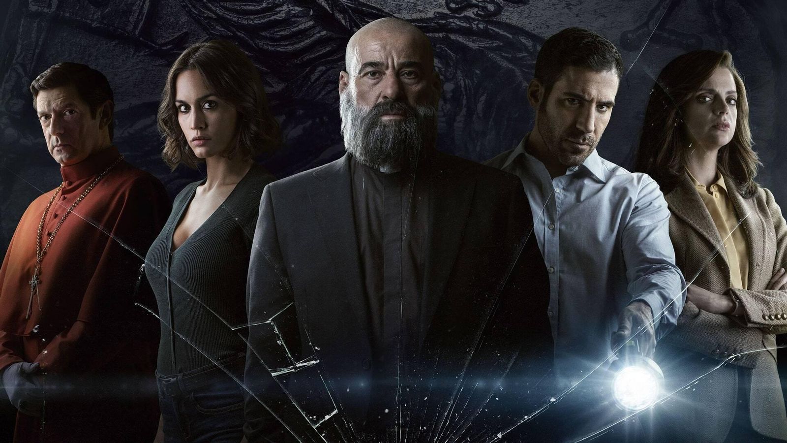 Imagen promocional de la serie '30 monedas'.