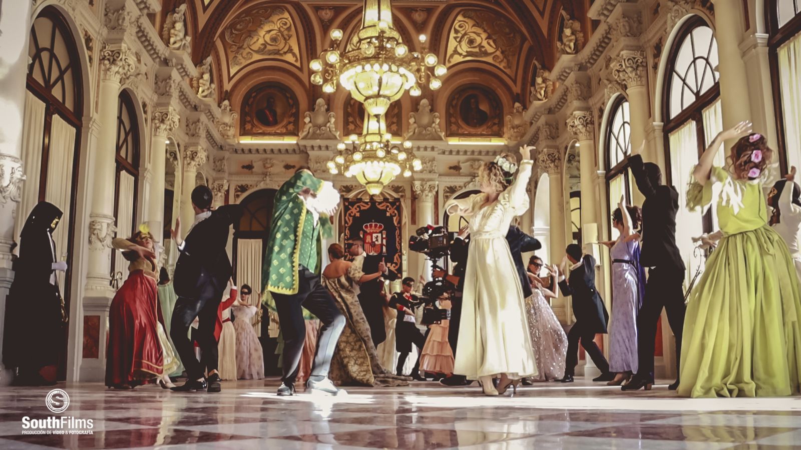 Un rodaje en Málaga.