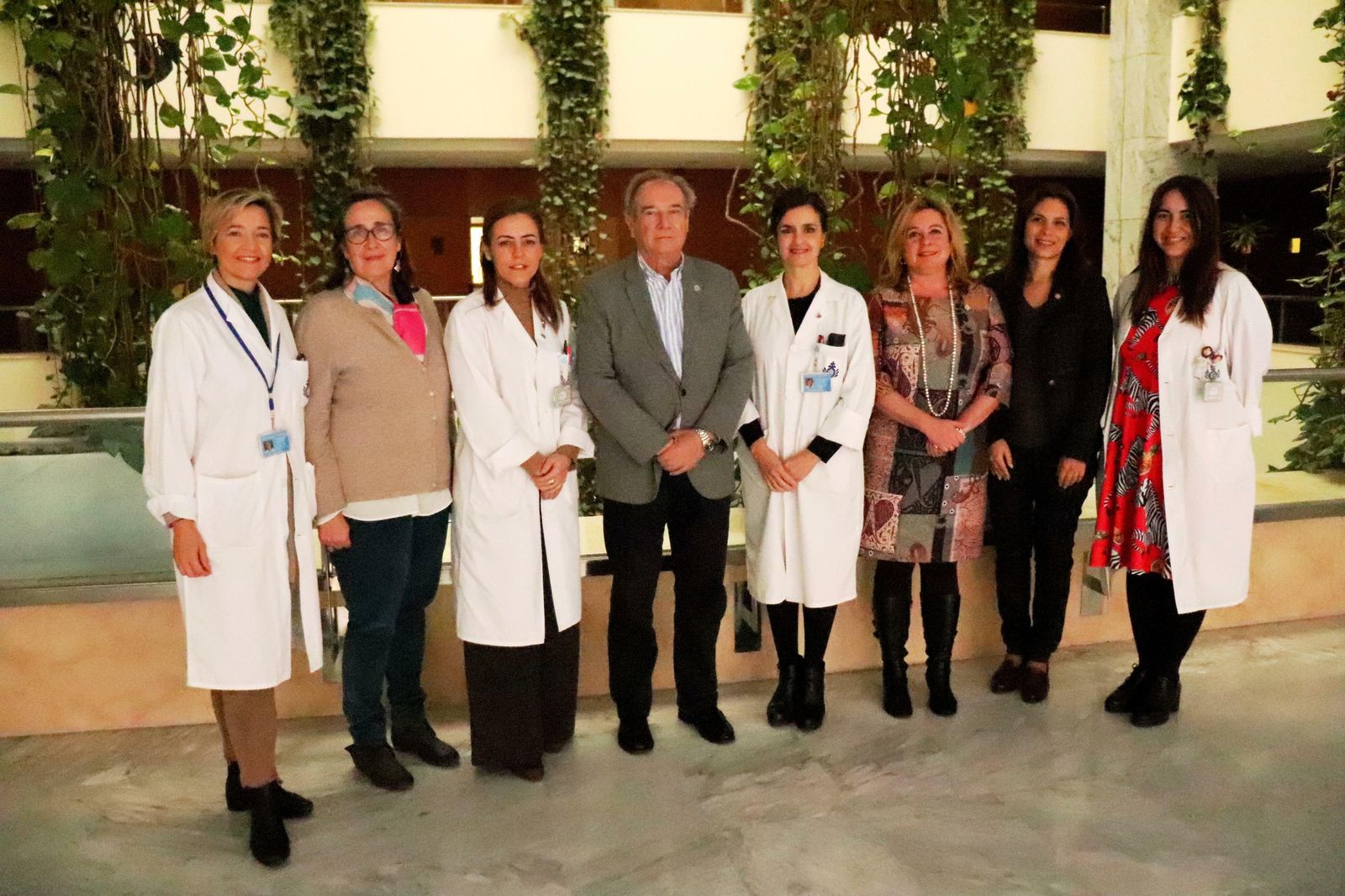 Responsables de la Universidad de Sevilla y del Hospital San Juan de Dios.