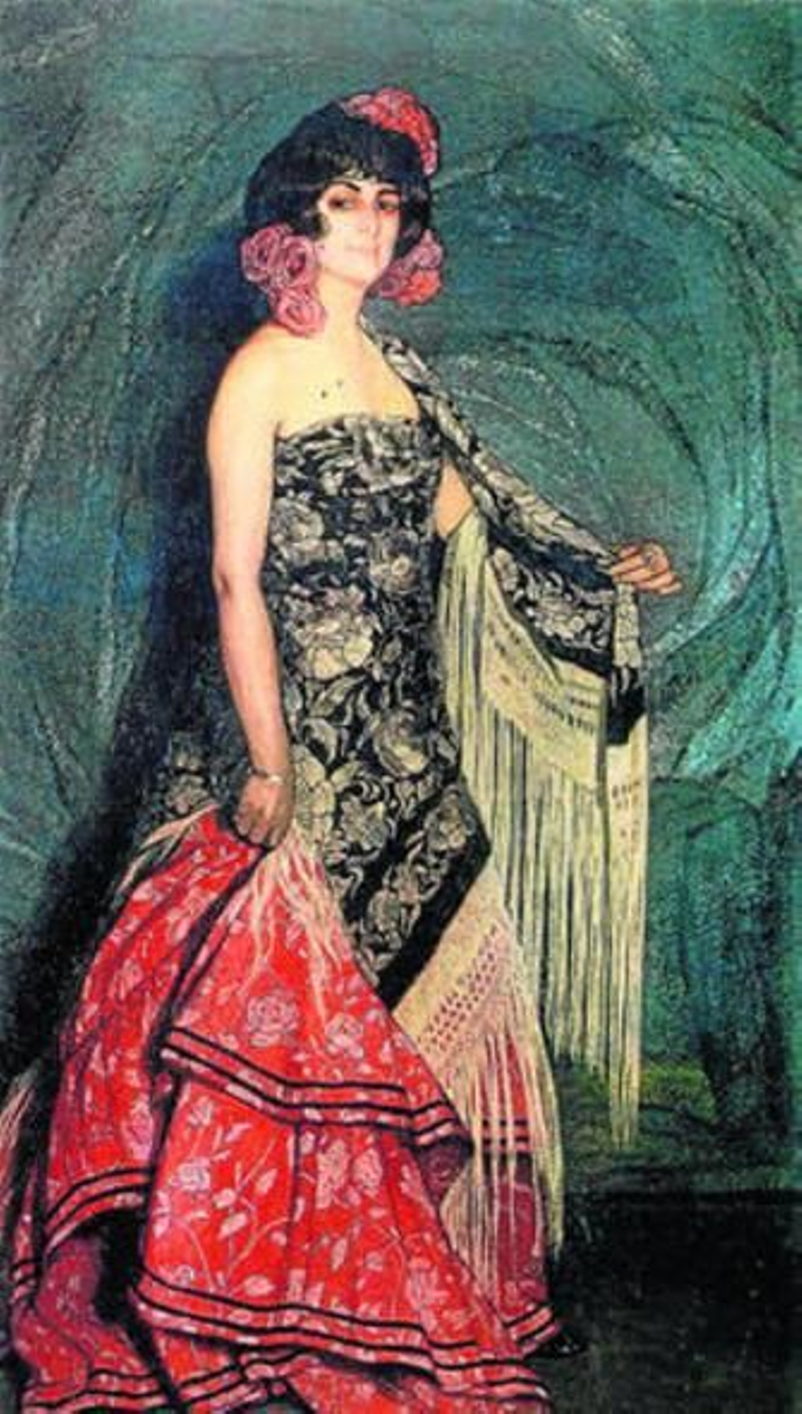 'Bailaora, Antonia la Gallega', que Zuloaga pintó en París en 1912.