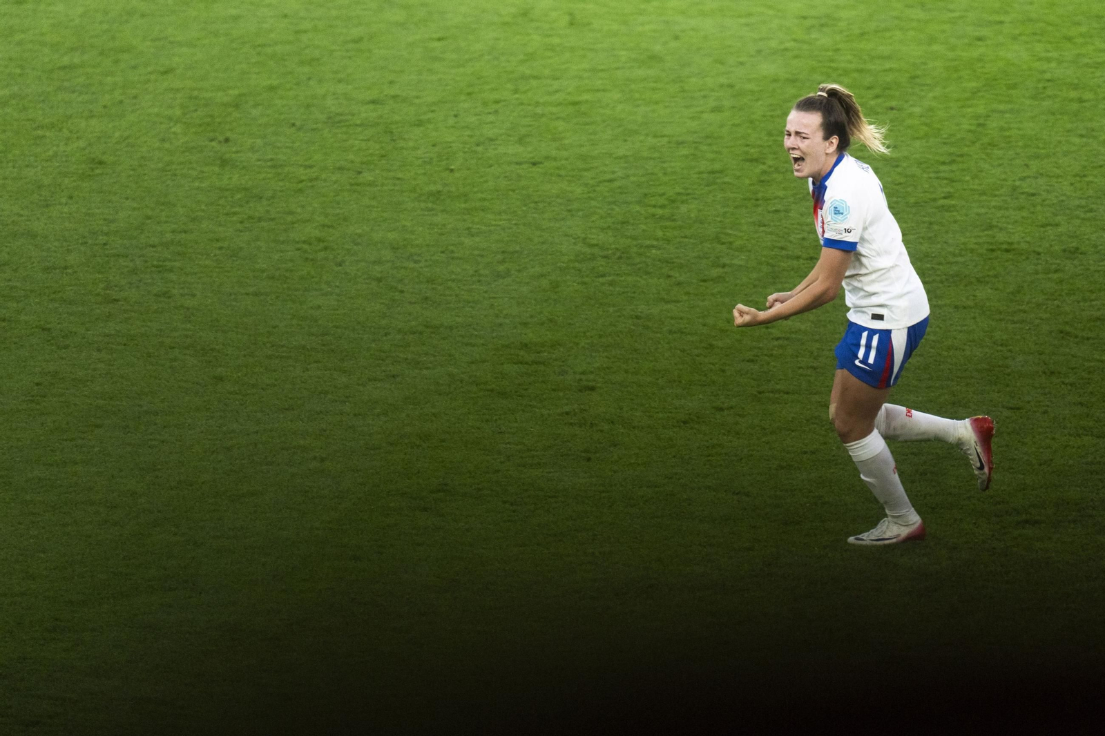 Las mejores imágenes de la final España - Inglaterra de la Eurocopa femenina