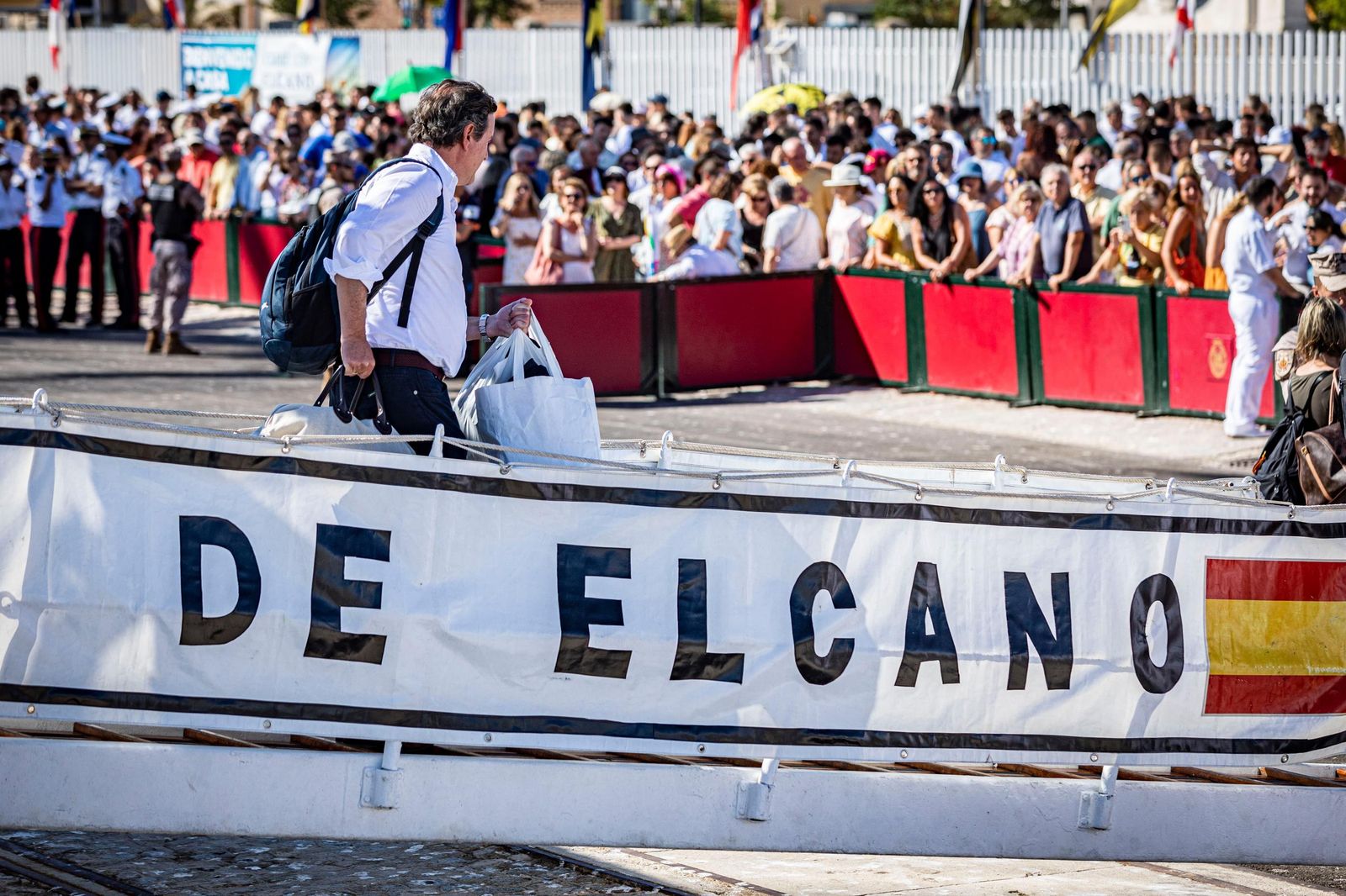 Las imágenes de la llegada del 'Juan Sebastián de Elcano' a Cádiz