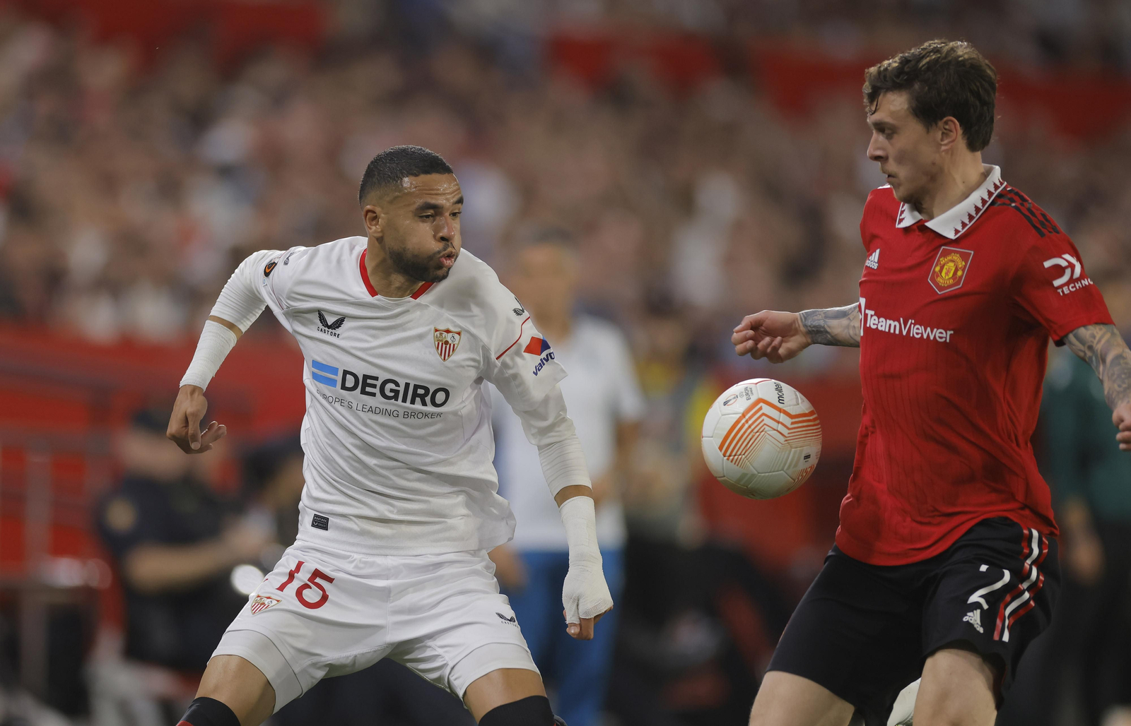 Las fotos del Sevilla-Manchester