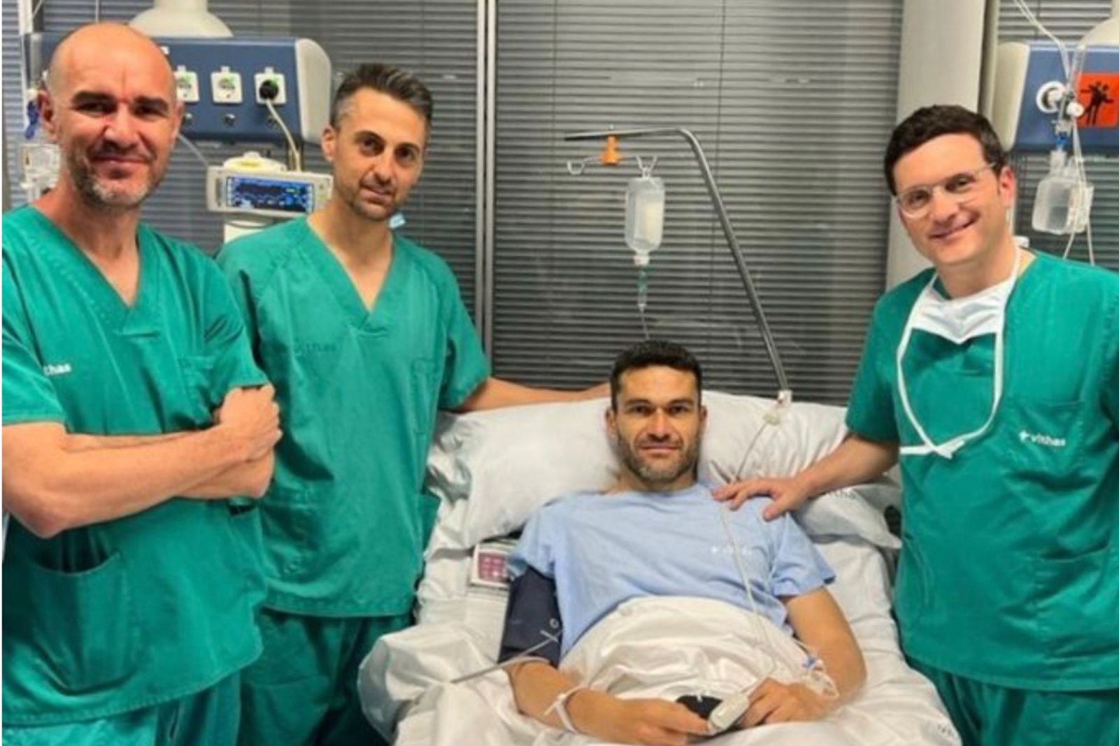 Molina, después de la operación.