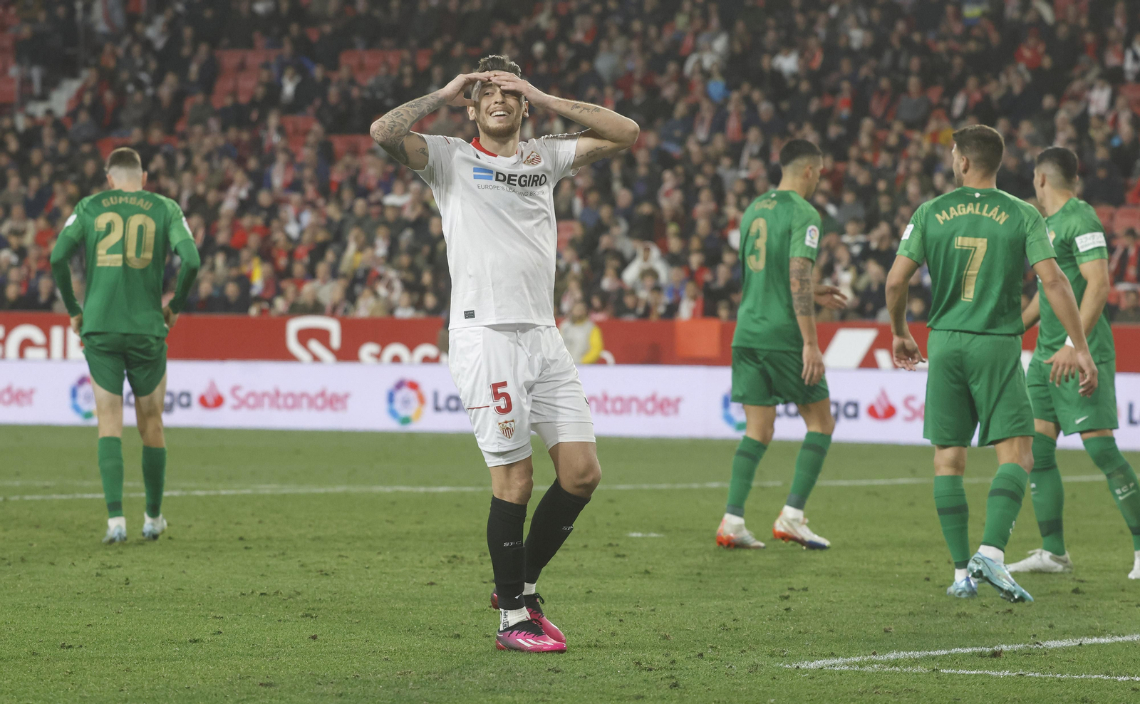 Las imágenes del Sevilla fc-Elche