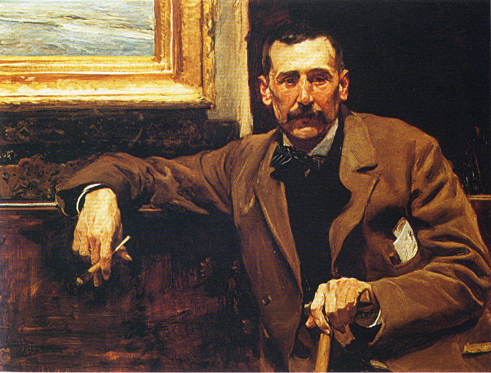 Retrato de Benítez Pérez Galdós, por Joaquín Sorolla