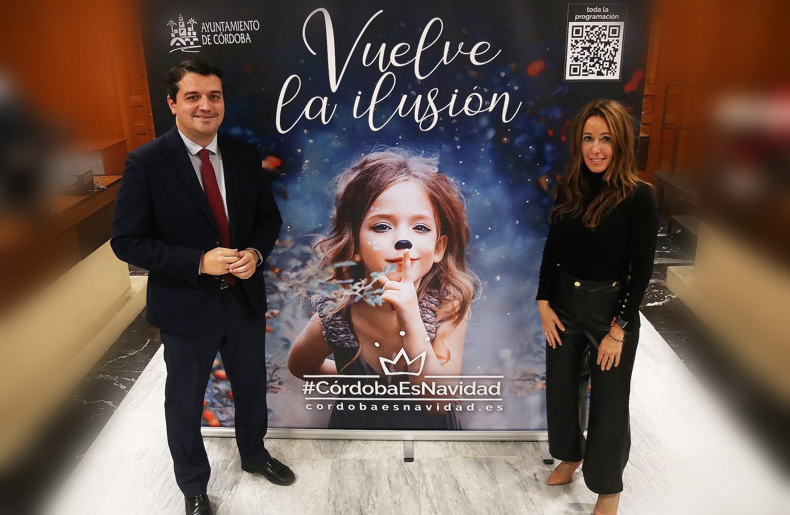 Bellido y Aguilar presentan la programación navideña de Córdoba.