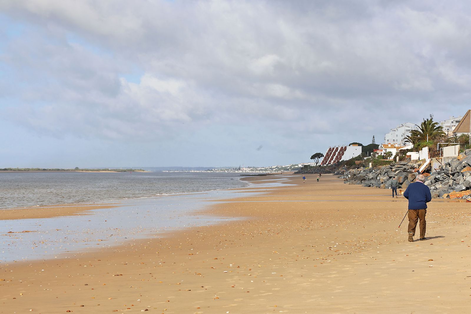 Las imágenes del Portil tras el paso de la borrasca Laurence