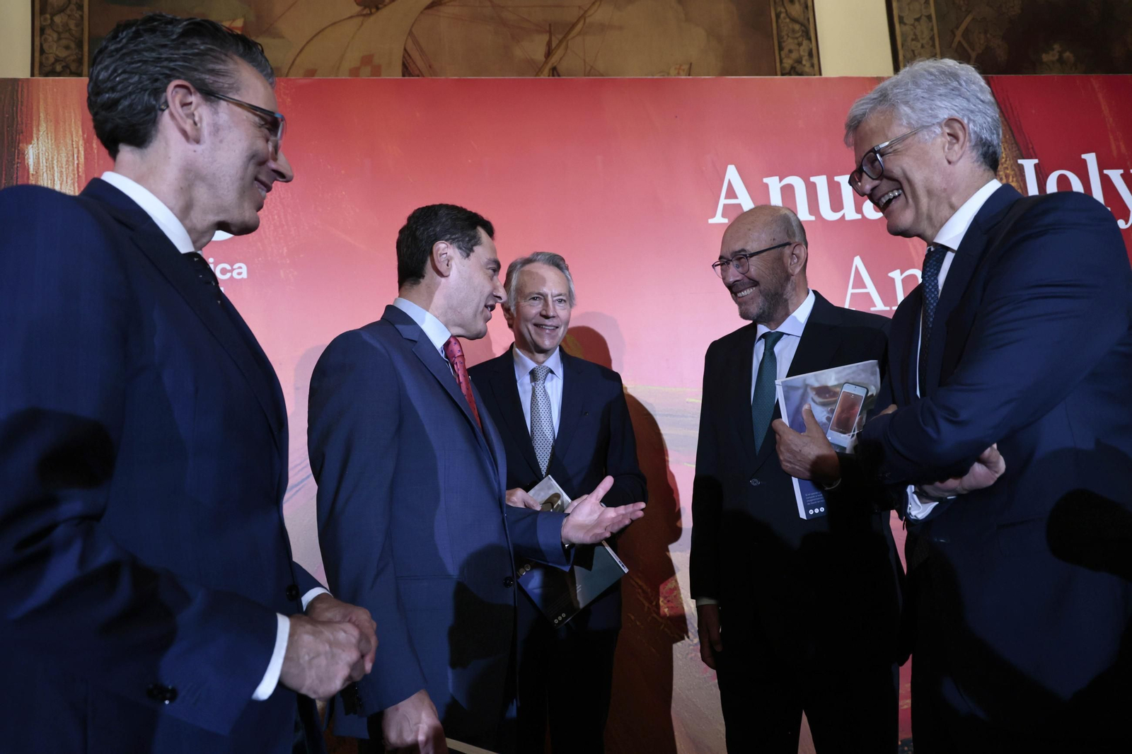 Joaquín Segovia, Juanma Moreno, José Joly, Curro Ferrar, Pablo de Carvajal