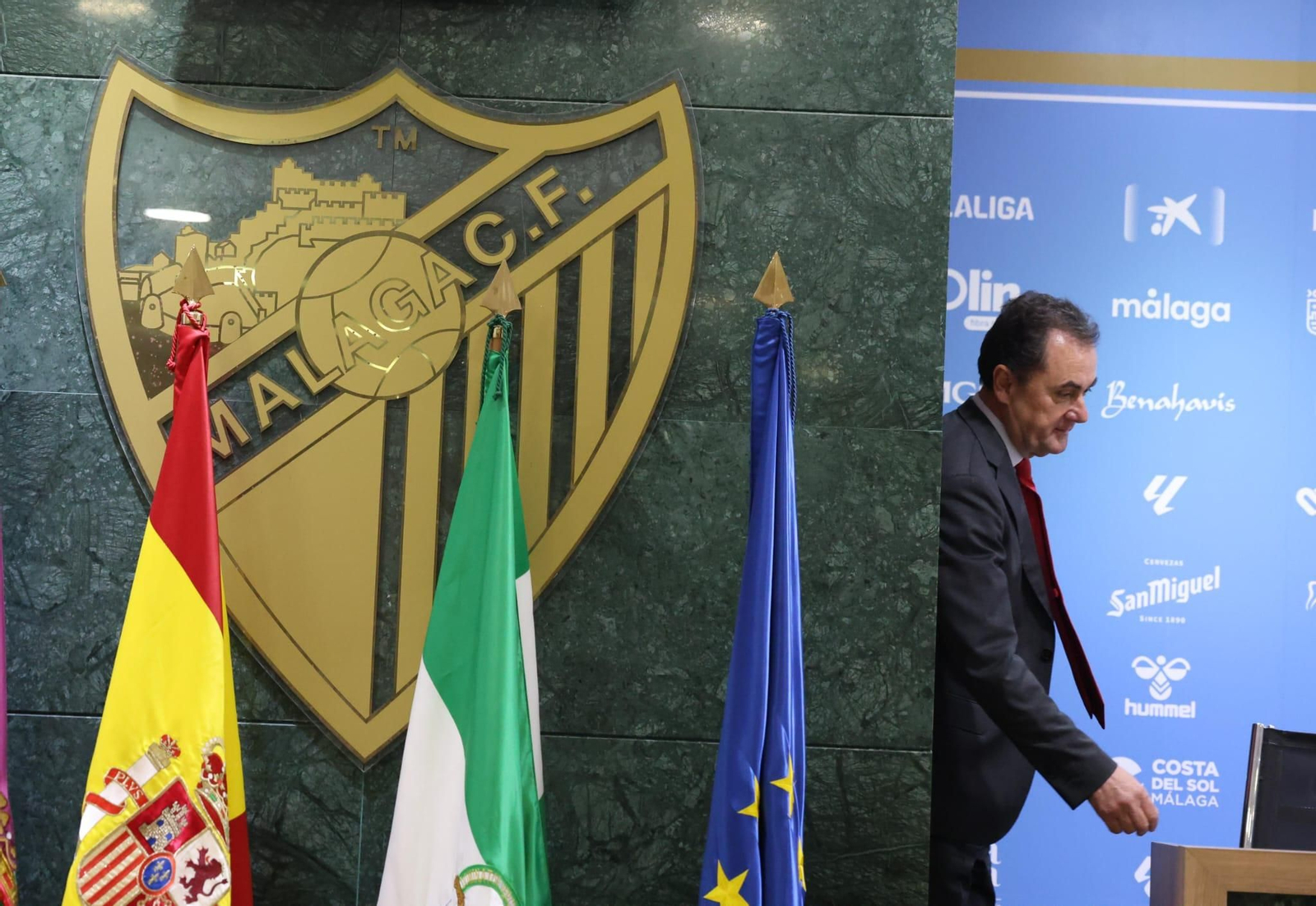 Las fotos tras la Junta General de Accionistas del Málaga CF