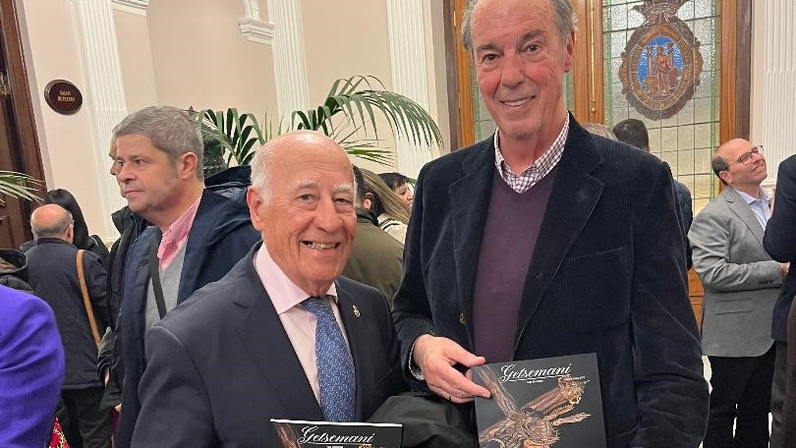 Pedro Reynoso con Isidoro Cárdeno.