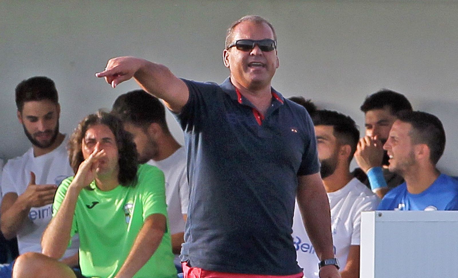 Javi Rivas, en su etapa como técnico del Guadalcacín.