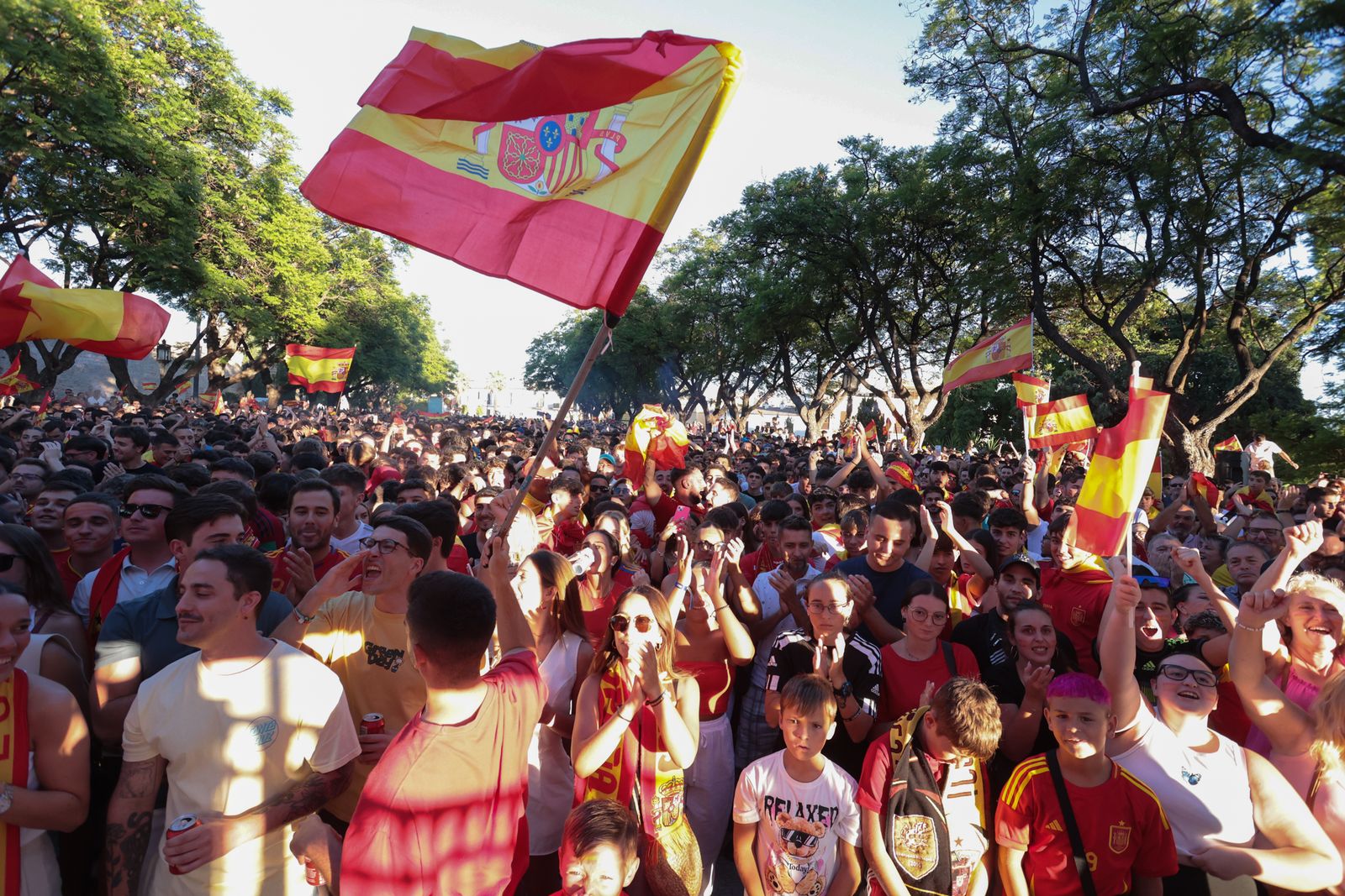 Jerez con la Selección Española, en imágenes