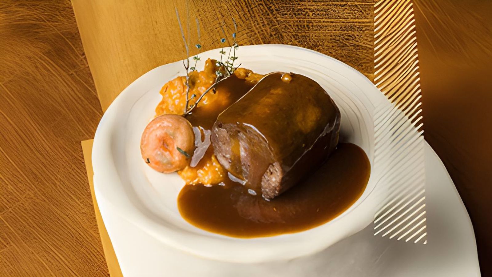 El rabo de toro de la Cantina La Estación de Úbeda lleva como acompañante un plato típicamente jiennense: el morrococo.