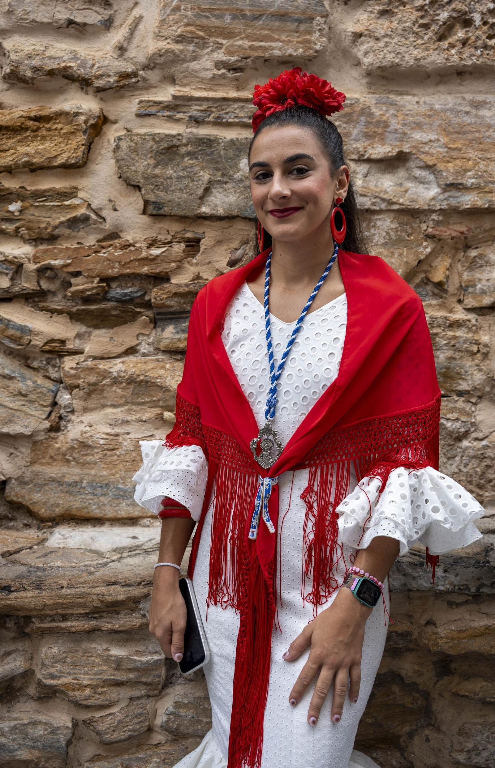 Las imágenes de la misa y procesión en Macael por las fiestas en honor a Nuestra Señora del Rosario