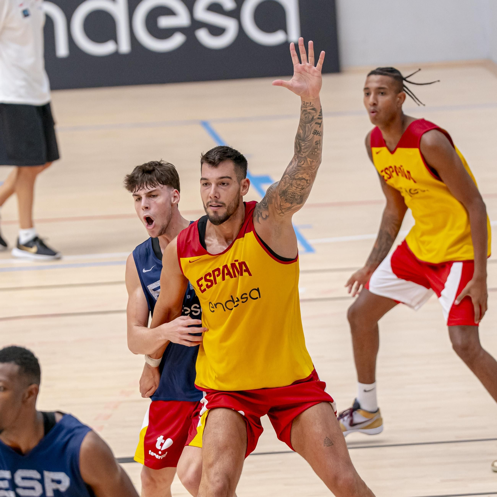 España acaba su trabajo en Madrid antes de venir a Málaga