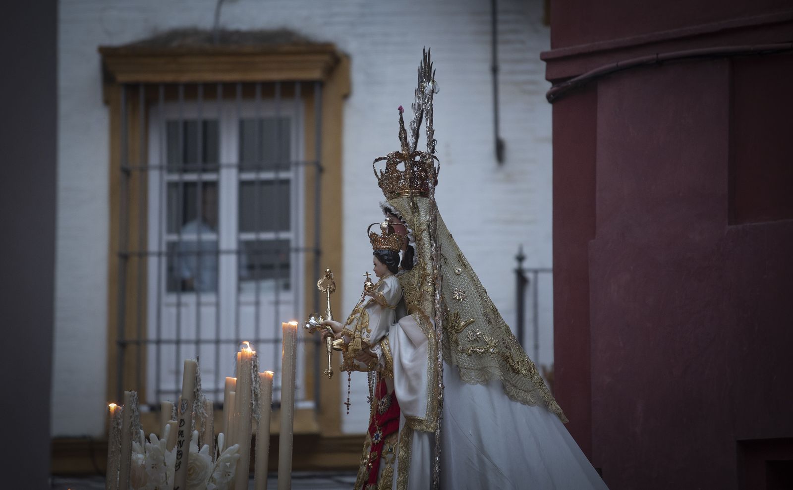 Las imágenes de la procesión de la Virgen de las Nieves