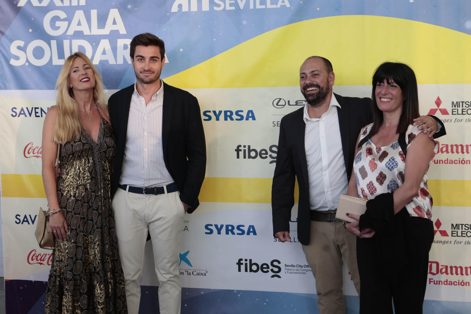 Los invitados  al photocall del la Gala Solidaria por el Autismo