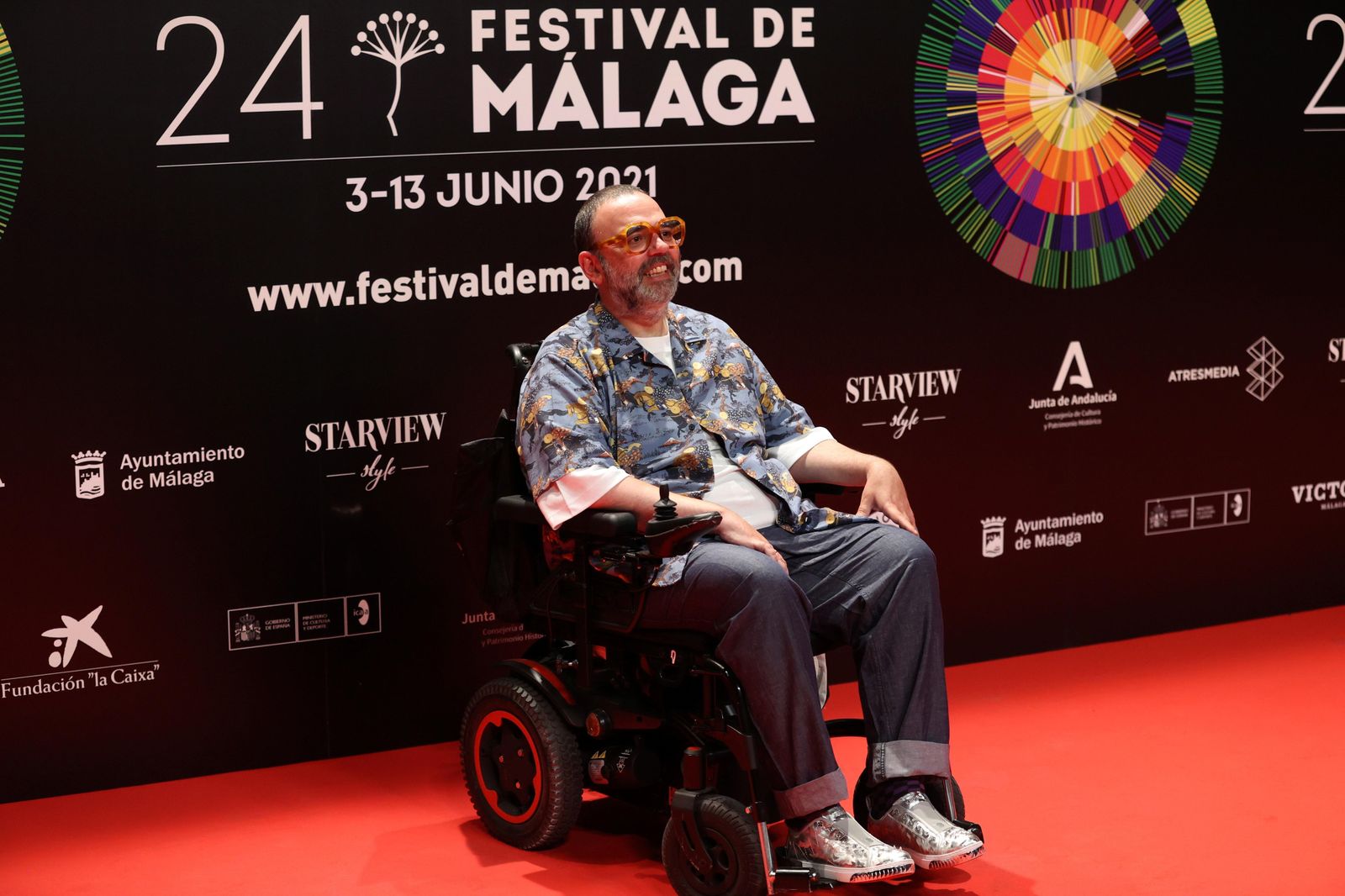 Bob Pop, en la pasada presentación del Festival de Málaga en Madrid.
