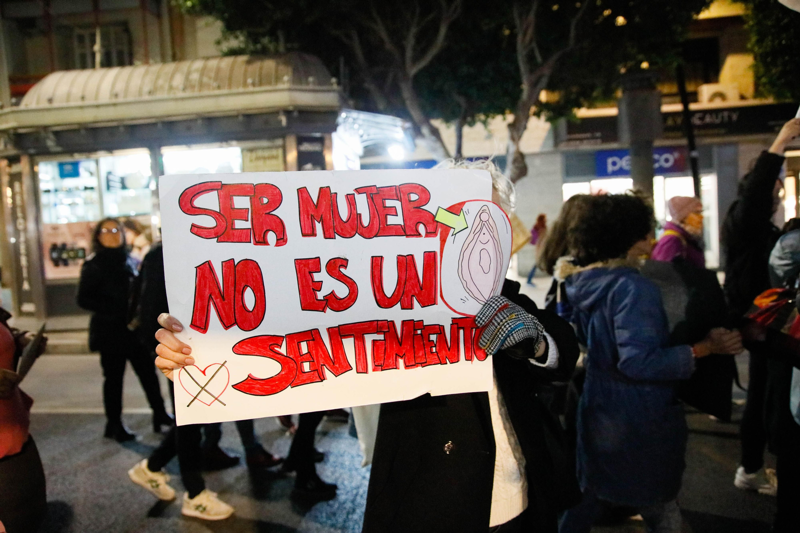 Galería de imágenes por el día de la mujer en Almería