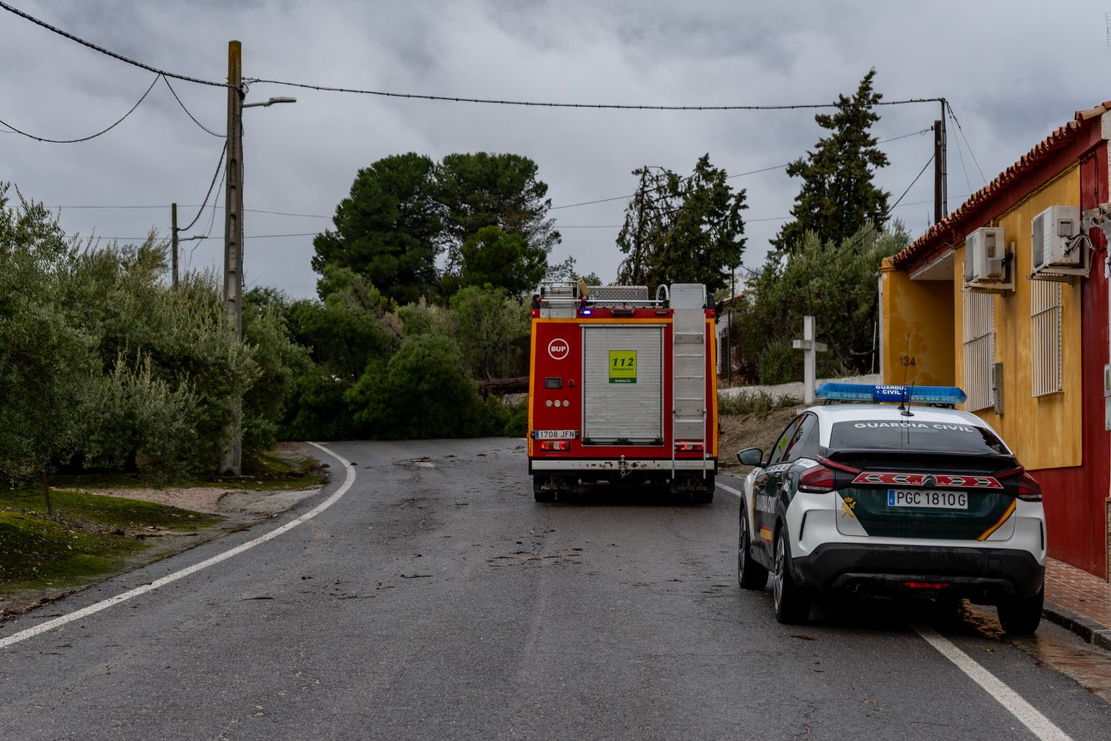 Así queda Monte Lope Álvarez después de la tromba de agua caída