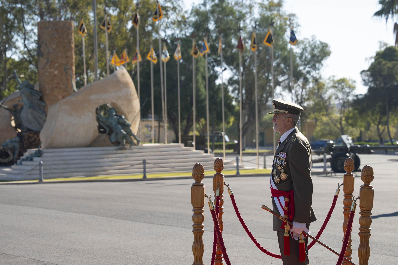 Así conmemora el día de la Inmaculada Concepción la Brigada de la Legión en Almería y despide al contingente que parte a Eslovaquia
