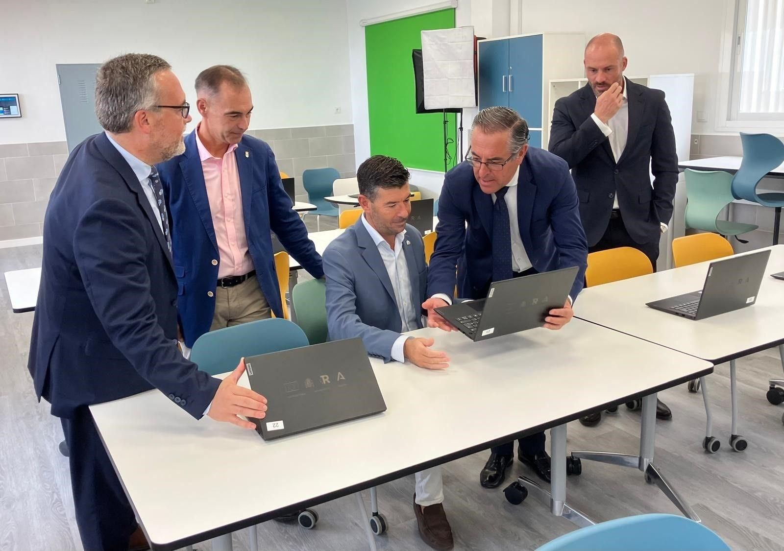 Imagen del inicio de curso en el instituto Cerro del Viento.