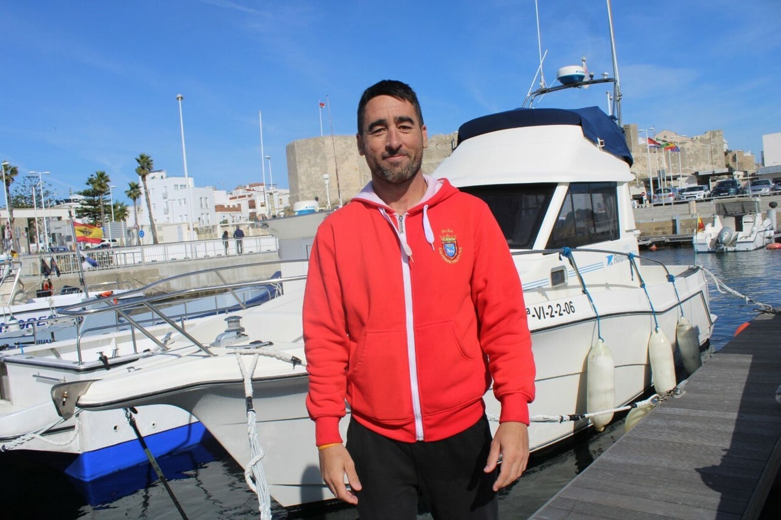 El sevillano Francisco Segura, en Tarifa.