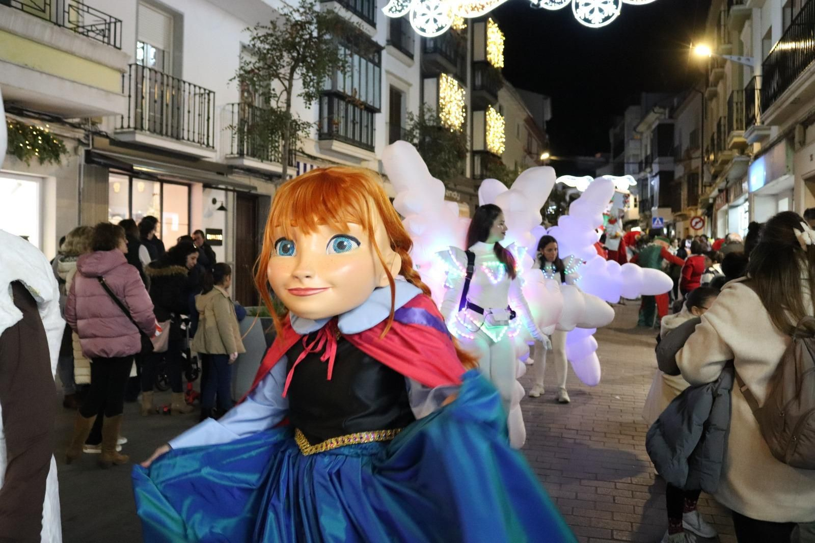 Inauguración del alumbrado especial de Navidad en Montilla