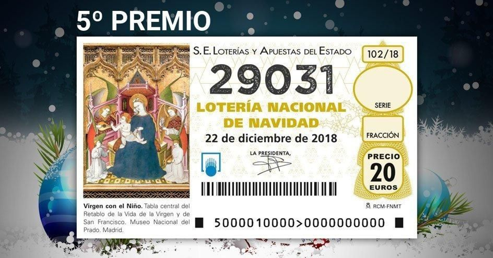 29031, un quinto premio en Almería, Mojácar, Pulpí y Tíjola