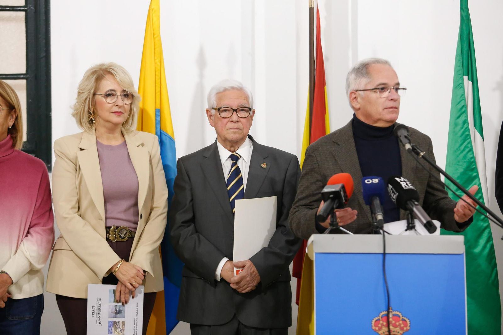 Las fotos de la inauguración de la exposición por el 50 aniversario de Tria 75