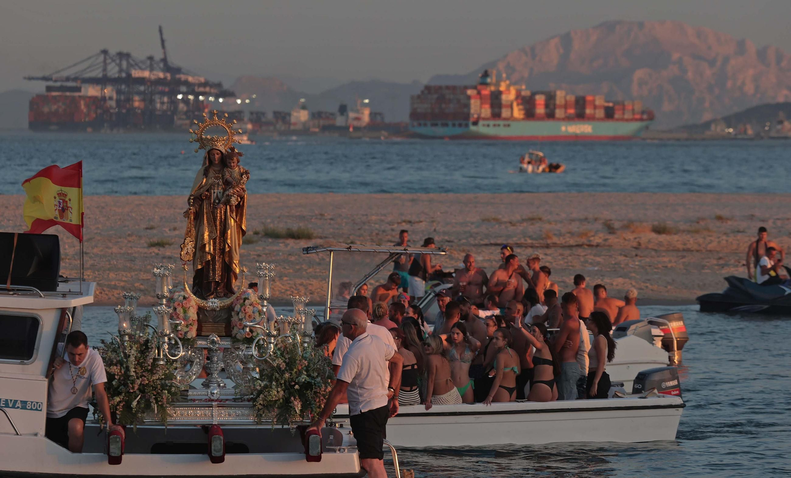 Fotos de la procesión de la Virgen del Carmen en Palmones