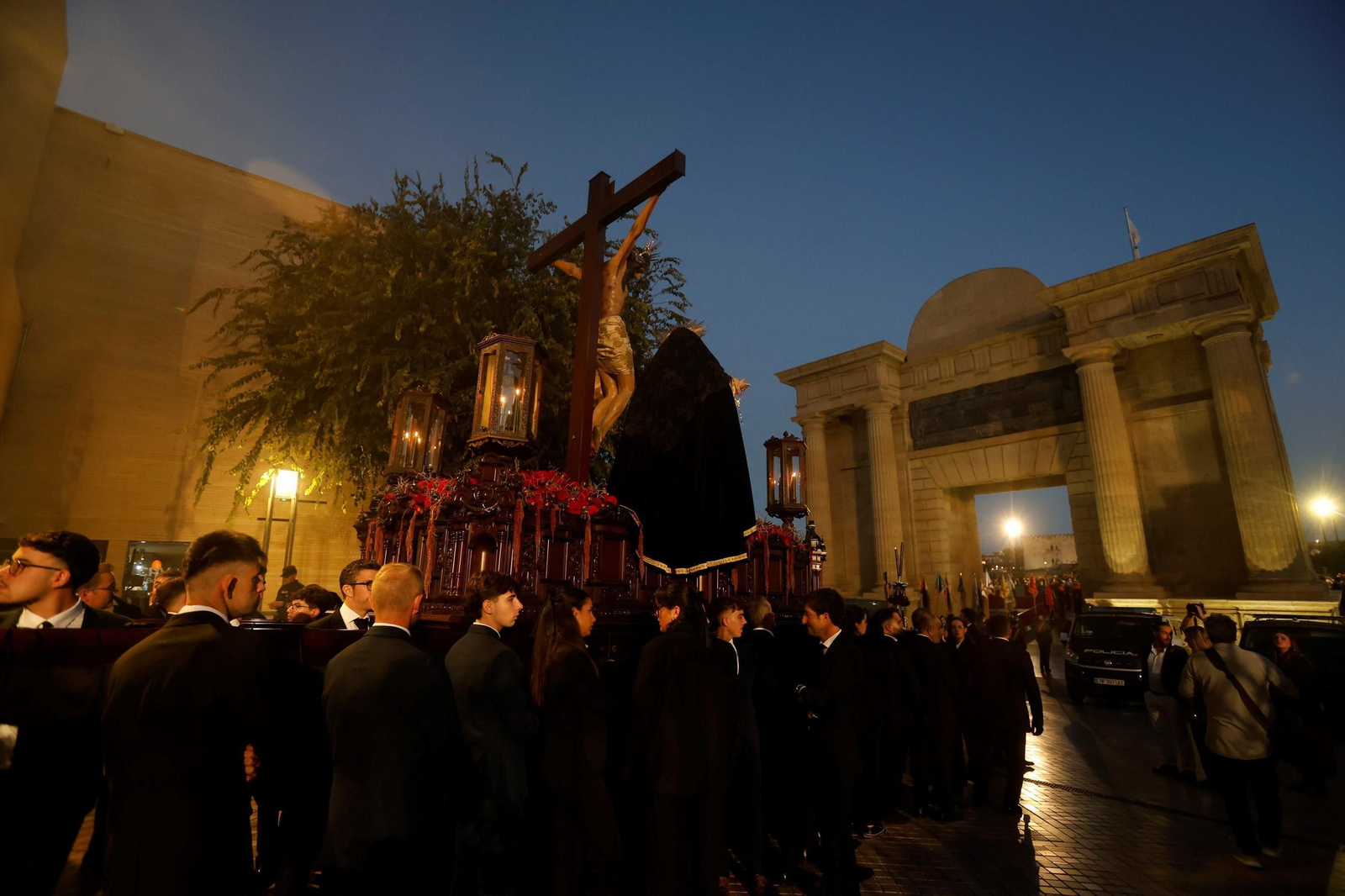 Cristo de Zacatecas, de Montilla, en el Magno Vía Crucis de Córdoba.