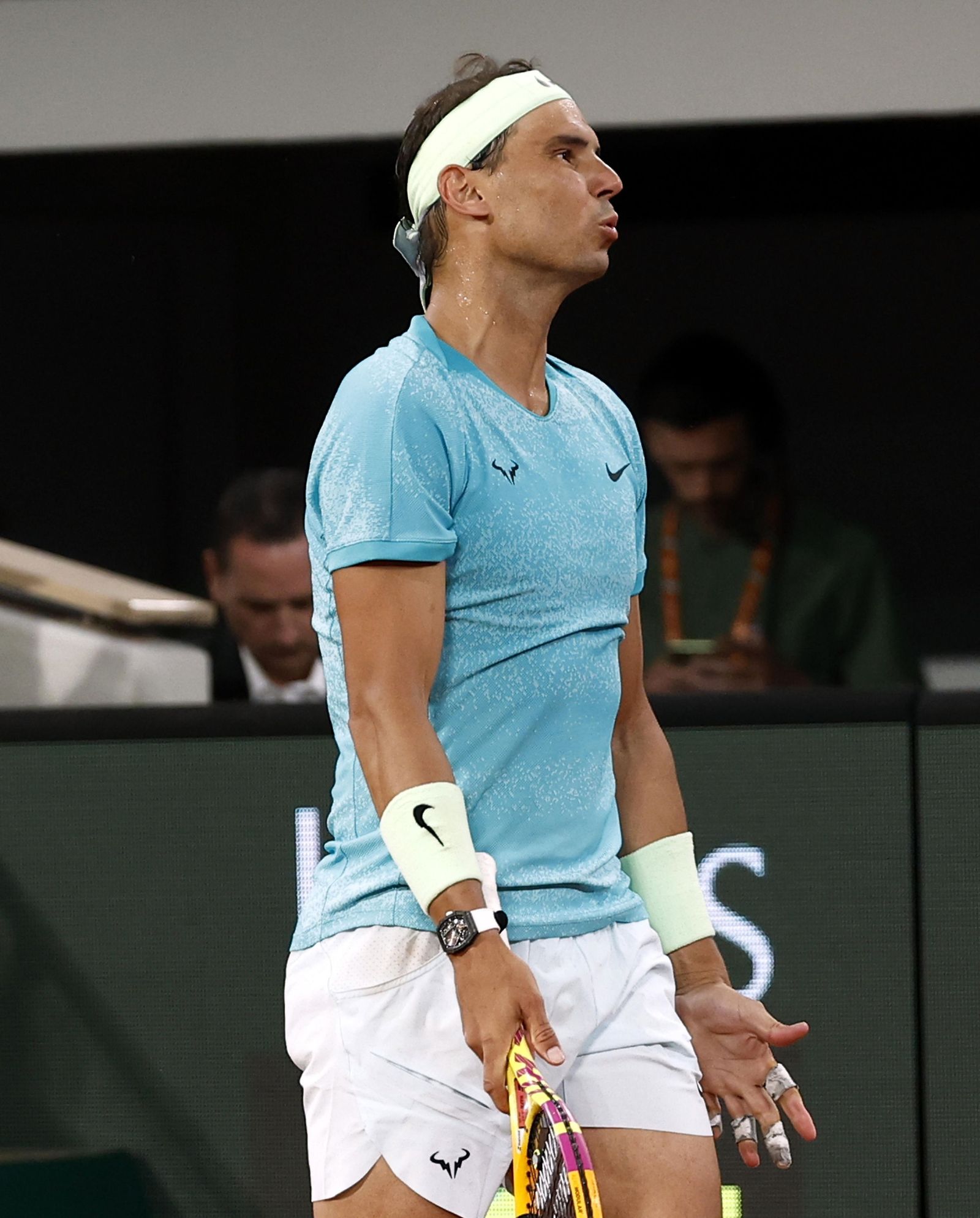 Las fotos del adiós de Nadal en Roland Garros