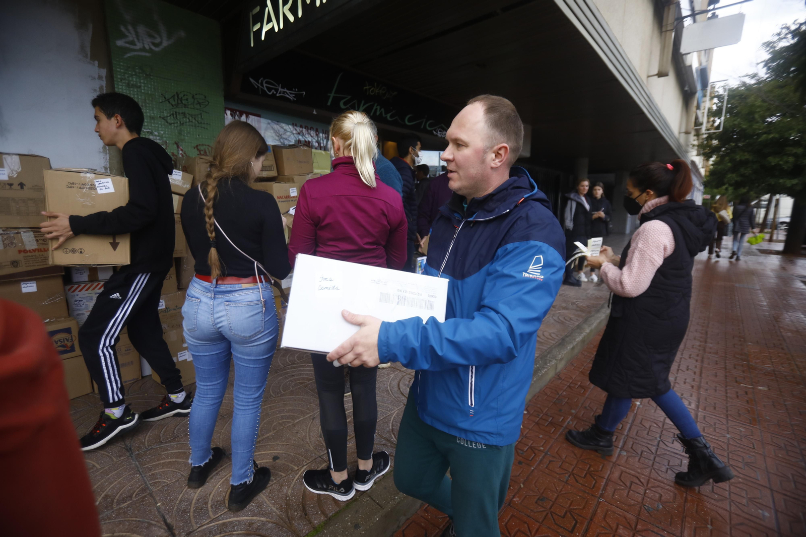 Las fotografías del nuevo cargamento solidario de Córdoba a Ucrania