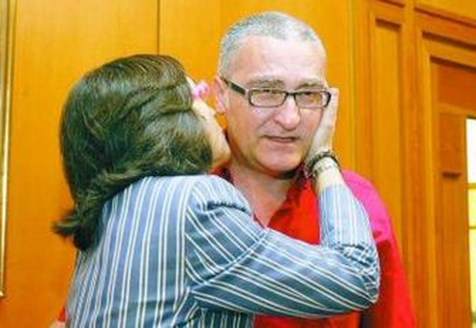 La calurosa despedida del hombre tranquilo