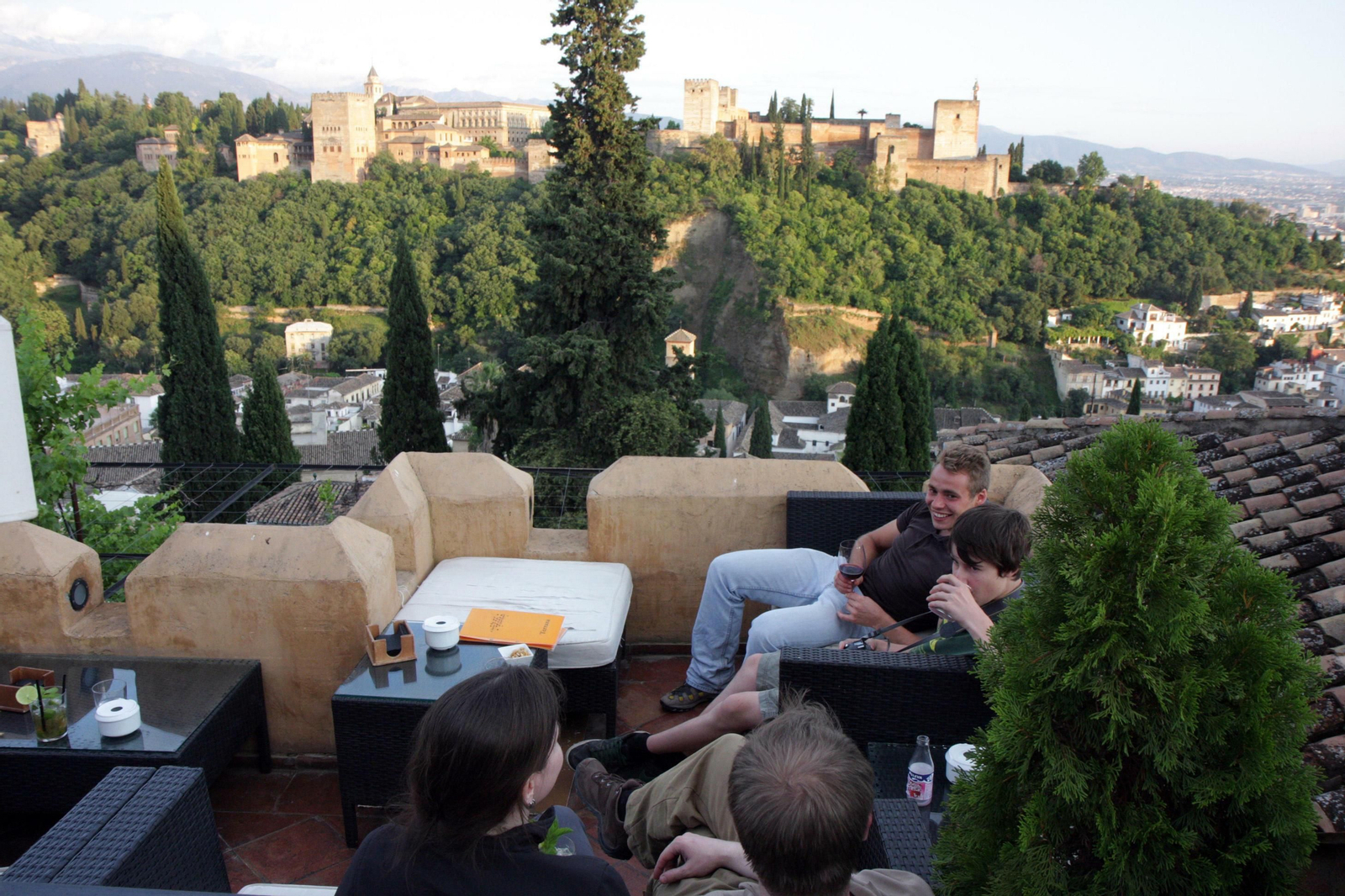 Vista desde El Huerto de Juan Ranas, una empresa que aparece en la lista