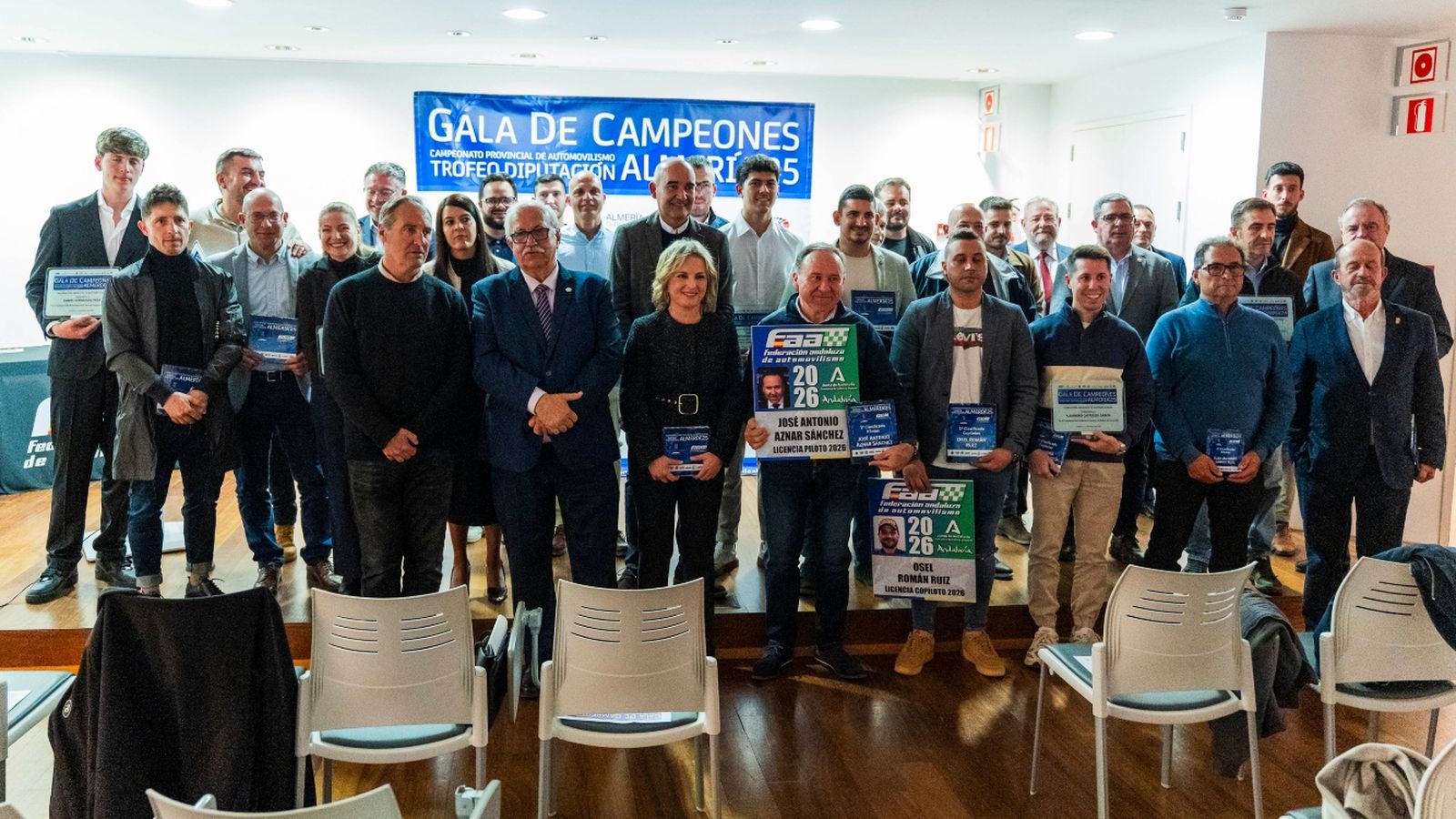 El motor almeriense celebró la Gala de Campeones Provinciales de Automovilismo Copa Diputación de Almería 2025.
