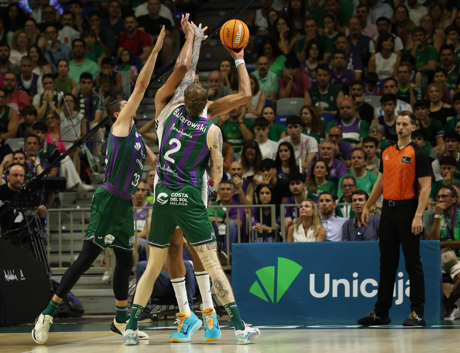 El Unicaja-Real Madrid, en fotos
