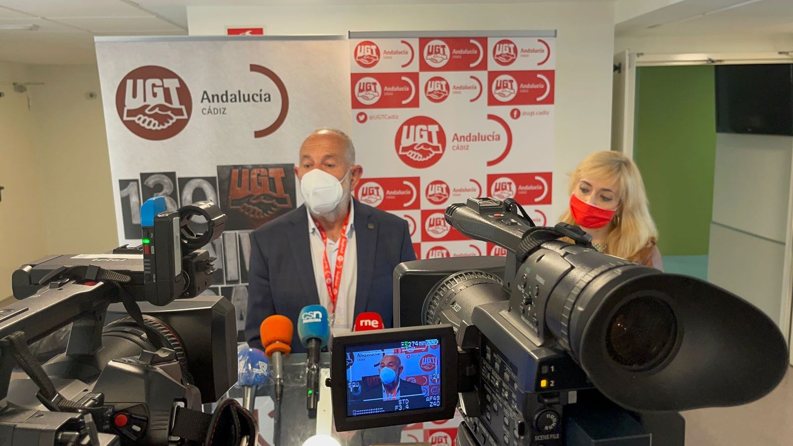 Antonio Pavón ha sido revalidado como secretario provincial de UGT-Cádiz.