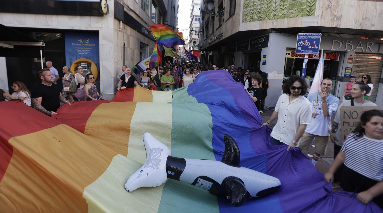 Manifestación por el Día del Orgullo LGTBIQ+ en La Línea