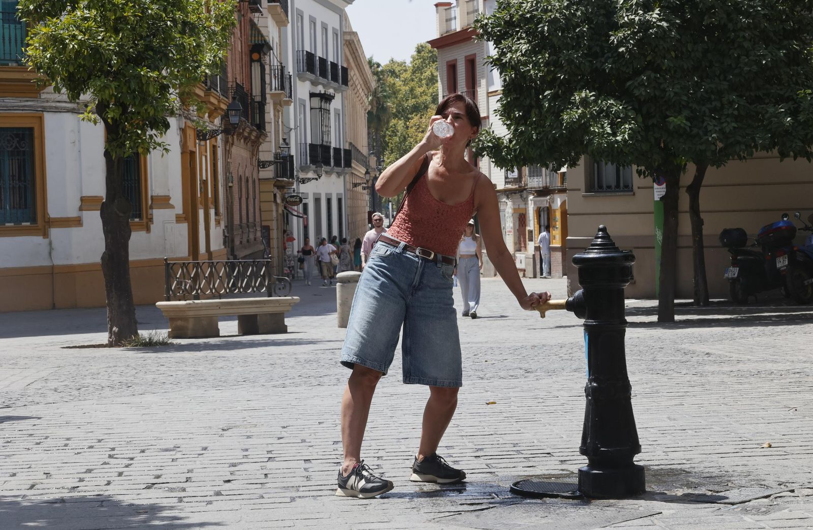 Otro día de calor en Sevilla