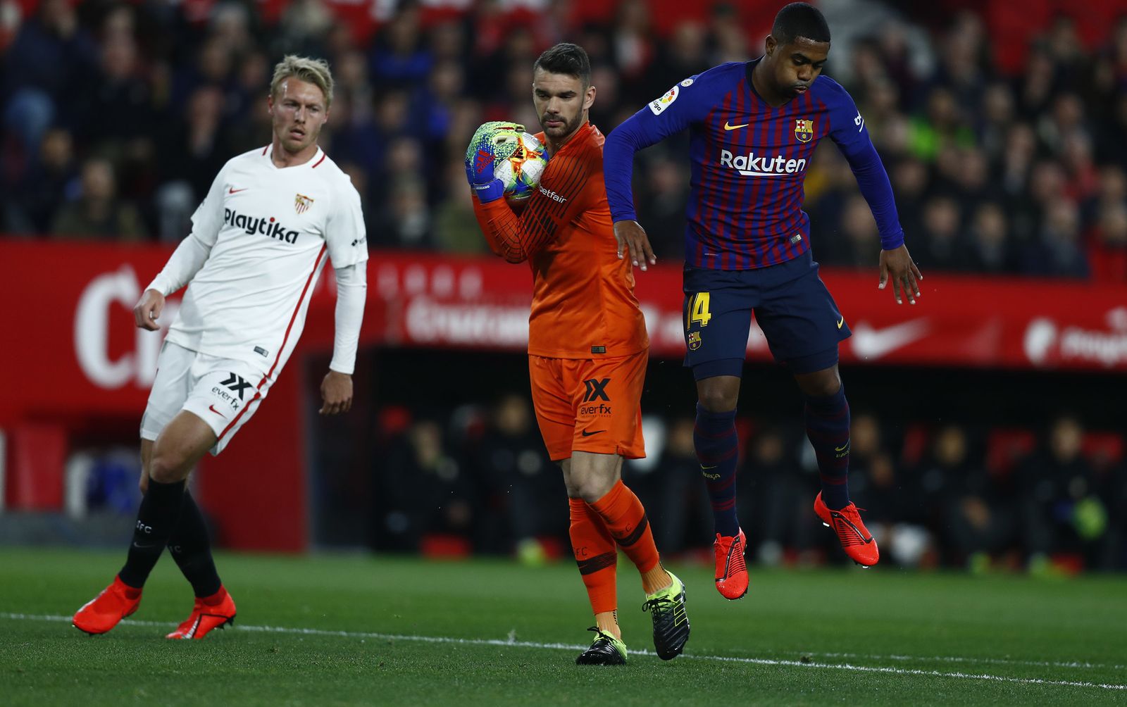 Las imágenes del Sevilla FC-Barcelona de Copa del Rey