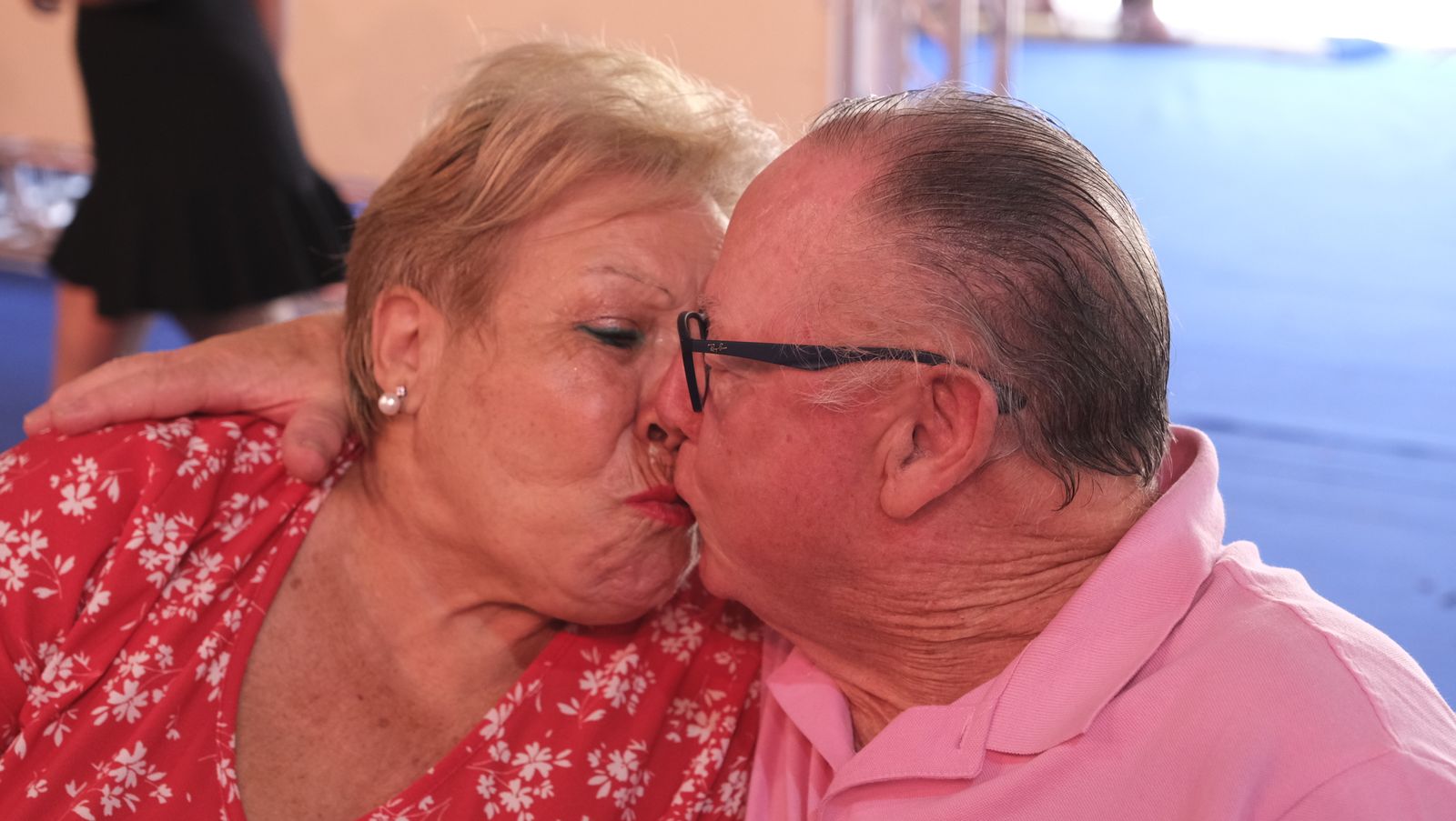 Imágenes de la comida homenaje a los mayores en la Caseta Municipal de la Feria de Almería 2022