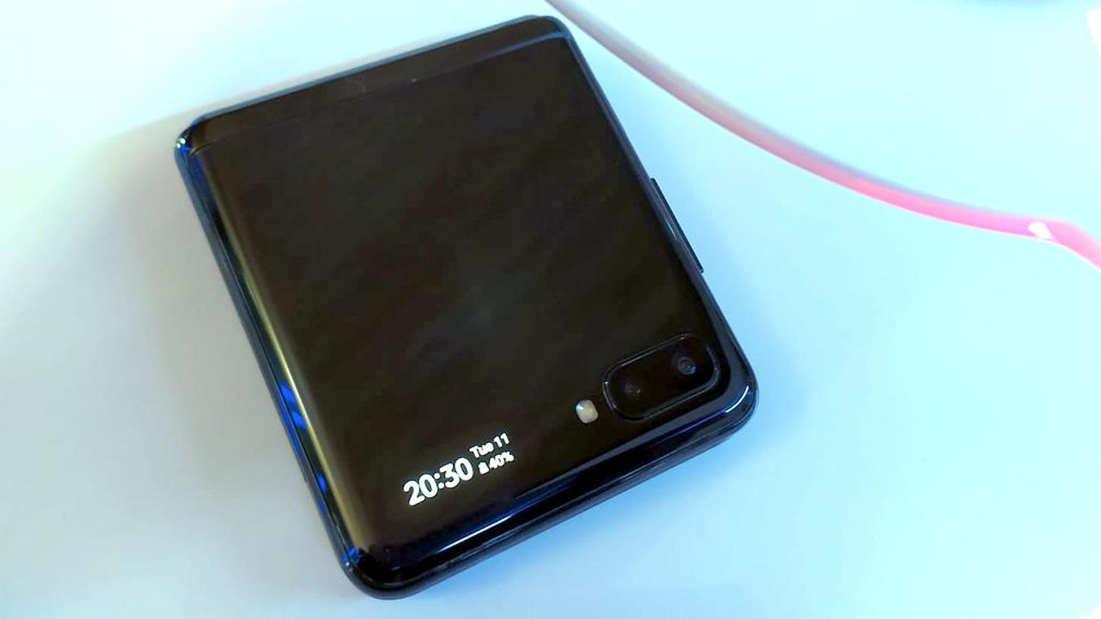 El Samsung Galaxy Z Flip, cerrado