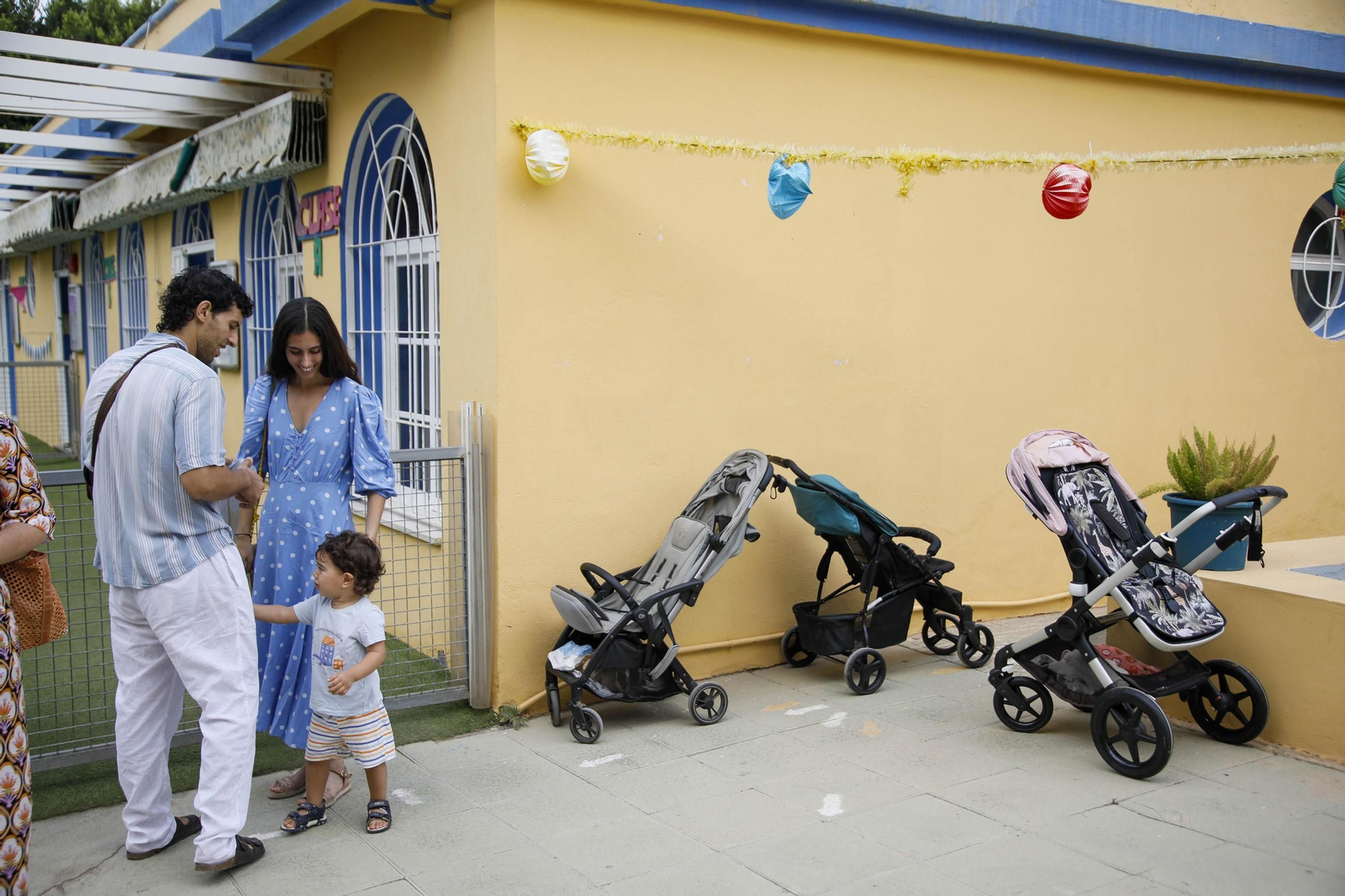 Las imágenes del regreso a las aulas de los más pequeños de Almería